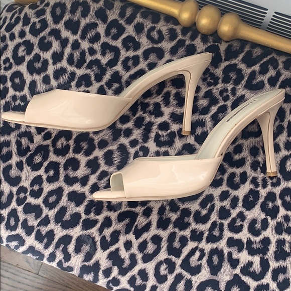 BCBG Nude Patent Leather Pumps - Picture 3 of 7